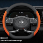 Odinis automobilio vairo užvalkalas Hyundai Tucson Kona Elantra Santa Fe Sonata Creta Palisade Ioniq 5 2022 2023 2024 2025 2026