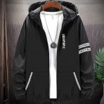 9XL Didelio dydžio striukės Vyri&scaron;kos vasarinės plonos su gobtuvu vėjo striukės Lengvos striukės Vyro didelio dydžio 7XL 8XL Striukės 5XL juoda