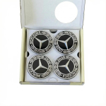 4 vnt. 75 mm plaukiojančio ratlankio centriniai dangteliai automobiliui Mercedes Benz Amg B/C/E/S klasės A klasės C200L GLC GLK CLA priedai. AJ1 gray