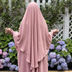 2 dalių komplektai Moteri&scaron;ka musulmonė Abaja Hidžabo chalatas Abaja Seksuali Dubajaus Turkijos Suknelė Eid Mubarakas Arabas Pakistanas Maldos drabužis Afrikos M/L rožinė