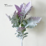 1 vnt. dirbtinis &bdquo;Senecio Cineraria&ldquo; netikrų augalų nuotraukų rekvizitas &bdquo;pasidaryk pats&ldquo; namų biuro dekoras Purple Green