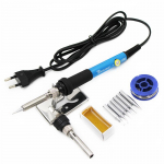 110V 220V 60W elektrinis lituoklis reguliuojamos temperatūros litavimo stotelė
