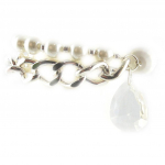 Les Tr&eacute;sors De Lily [E3169] - Bracelet 'Sissi' Blanc balta
