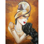 Rankdarbiai 5D &bdquo;pasidaryk pats&ldquo; deimantinis paveikslas, gražuolė, deimantinis siuvinėjimas, siuvinėjimas kryželiu raudonas lūpų kri&scaron;tolas 20X30CM