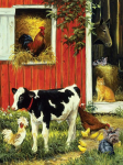 Diamont Painting Cow Deimantinis siuvinėjimo rinkinys Siuvinėjimo kryželiu rinkiniai EmbroideryDeimantiniai dažymo rinkiniai Visas gręžtuvas 15*20cm