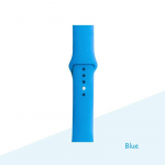 Silikoninis dirželis Apple Watch apyrankei 44 mm 40 mm 38 mm 42 mm laikrodžio apyrankė Apple Watch apyrankei Correa Iwatch Series 7 6 Se 5 4 3 42 44mm ML