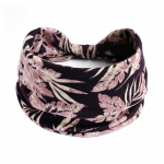 Naujos senovinės mazginės elastinės galvos juostos, turbanas, platus galvos apdangalas, skirtas moterims mergaičių gėlių ra&scaron;tu medvilnė, mink&scaron;ta Boho bandana plaukų aksesuarai 44