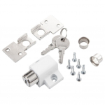 Limiter Shift Sliding Lock Window Lock Aliuminio lydinys balta