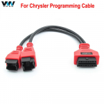 FCA programavimo kabeliui 12+8, skirtam Chrysler programos kabeliui 12PIN+8PIN iki OBD 16Pin ilgintuvo kabelio OBD2 jungties