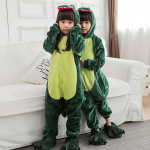 Dinozaurų pižamos berniukų mergaičių Kigurumi Onesie vaiki&scaron;kų gyvūnų cosplay miegui skirtų vaikų kombinezonų kombinezonas mažyliui 4T
