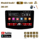 9 colių Android automobilinis radijas Carplay, skirtas Mitsubishi Grandis 1 2003-2011 automobilių multimedijos vaizdo grotuvas GPS navigacija WIFI 2+32GB