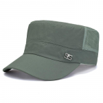 Vasarinės kepuraitės medvilninės karinės kepuraitės vyrams lauke žvejybai tinklelis beisbolo kepuraites nuo saulės sportinės armijos plok&scaron;čios kepuraitės dangteliai skrybėlė su vir&scaron;ūne Gorras 56-60cm žalia