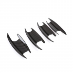 For Mercedes Benz C E GLC Class W205 W213 X253 2017 2018 Car Carbon texture Exterior Door Handle Pull / Door Bowl Cover