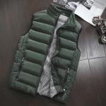 Vyri&scaron;ki rudens žieminiai paltai, pamink&scaron;tinta medvilninė liemenė, &scaron;ilta gobtuvu stora liemenė, striukė