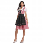 Vokietijos Bavarijos Dirndl suknelė Oktoberfest Costume Beer Maid Fancy Dress S juoda