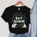 Žiurkės mar&scaron;kinėliai Moteri&scaron;ki žiurkės karalienės drabužiai Harajuku žvaigždės mar&scaron;kinėliai Vintažiniai gyvūnų mados moteri&scaron;ki mar&scaron;kinėliai Žiurkės laisvalaikio moteri&scaron;ki mar&scaron;kinėliai S