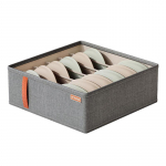 Kabinetas Stalčius Apatiniai Tvarkyklės Dėžė Miegamojo Spinta Drabužių Tvarkyklės kelnėms Mar&scaron;kinėliai &Scaron;alikas Kojinės Laikymo krep&scaron;iai 6 grid tamsiai pilka spalva