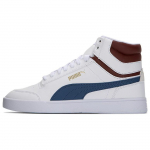 Puma Shuffle Mid White Lake Blue Unisex sportbačiai Intense-Red Team-Gold 380748-10 40.5