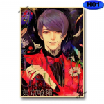 Klasikinis anime Tokyo Ghoul Plakatai Retro kraftpopieriaus spaudiniai Namų kambario dekoras Baras Kavinės apdaila Menas Tapyba 30x21cm