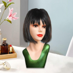 Moteri&scaron;kas plikas manekeno galvos makiažas 21,26 colio patvarus daugiafunkcinis glotnumas, skirtas kaklo papuo&scaron;alams, kepurėms