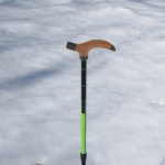 Žygio lazdos rankenos rankena, skirta 18 mm, patvari, lengva, 13,5 cm 5,31 colio ilgio aksesuaras