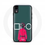 Coque Iphone X Squid Game play Square