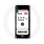 Coque pour Huawei P20 Billet d'avion New York