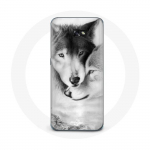 Coque pour samsung galaxy A5 2017 Loup Duo animaux