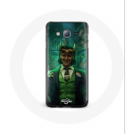 Coque pour Samsung Galaxy J7 Loki Thor Ragnarok avec Casque Affiche Personnage S&eacute;rie Saison 1