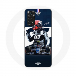 Coque pour Xiaomi Redmi Note 11S Formule 1 Max Verstappen Pilote automobile F1 Bleu