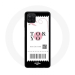 Coque pour Samsung Galaxy A42 5G Billet d'avion Tokyo Japon