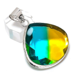 Natural Tourmaline Gemstone Handmade 925 Sterling Silver Gift Pendant 1.93 h3q78