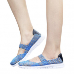 Vasaros moteri&scaron;ki austi sportbačiai kvėpuojantis tinklinis audinys Lauko plok&scaron;čiaekraniai batai vaivoryk&scaron;tė moterims sportiniai bėgimai, avalynė 35