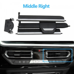 Automobilio priekinės vidurinės oro ventiliacijos angos grotelės AC slankiklio spaustuko remonto komplektas BMW 2 3 4 Z4 X3 X4 serijoms F40 F44 G20 G28 G29 G01 G02 Middle Right