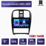 Android WIFI, skirtas Hyundai Sonata 2003-2009 su mygtuku rankenėle Automobilio radijas Multimedijos vaizdo grotuvas 2 din GPS Autoraido 1+16GB