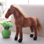 30 cm imitaciniai arklio pliu&scaron;iniai žaislai Mieli įdaryti gyvūnai Zebra lėlė Mink&scaron;ta tikrovi&scaron;ka arklio žaislas Vaikų gimtadienio dovana 30cm