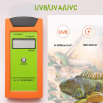 Roplių UVB indekso matuoklis Skaitmeninis radiometras nuo 0-199,9 /cm2 UVA ir &scaron;viesos matavimo testeris UVB tester