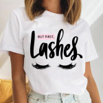 Mar&scaron;kinėliai Vasaros Unisex Spausdinti Mada 90s Trend Eye Lashes Akvareliniai saldūs mar&scaron;kinėliai FeUnisex Drabužiai Kasdieniai trumpomis rankovėmis moteri&scaron;ki grafiniai mar&scaron;kinėliai L