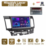 Android Carplay Automobilinis Radijas Mitsubishi Lancer 2008-2015 Multimedijos Grotuvas Pagrindinis Blokas Stereo GPS Navigacija BT WIFI 4+64GB 1+16GB,A