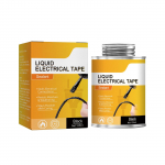 Skysta elektros juosta, kabelių pasta, vandeniui atspari izoliuojanti klijų pasta, greitai džiūstanti elektros izoliacija auk&scaron;tos temperatūros klijai 125 ml One Size juoda
