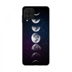 Coque Maniacase pour Samsung Galaxy A12 lune phase nuit etoile