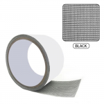 Tinklelio nuo uodų taisymo juosta langų tinkleliui, lipni, dengianti metalinį tinklelį, sandarinimo juosta - 50mm x 3m juoda