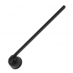 Varpelio žvakių gesintuvas su ilga rankena poliruoto nerūdijančio plieno arbatinės žvakės dagčio liepsnos gesintuvas, užgesinamas žvakės kam&scaron;telis Žvakių priedai juoda