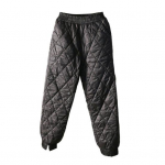 Moteri&scaron;kos žieminės kelnės auk&scaron;tu elastingu juosmeniu, storu pamink&scaron;tinimu, vientisos spalvos, laisvos mink&scaron;tos kulk&scaron;nies juostelėmis, laisvalaikio ki&scaron;enės, lengvos moteri&scaron;kos kelnės M juoda