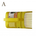 Mėlynių rinkiklis Atsparus korozijai Vaisių sodas Vaisių rinkimas Rinkimas Mėlynių įrankis Prietaisas Ne&scaron;iojamas E3C3 geltona