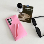 Juokingas lūpų blizgio laikiklis silikono lūpų dažų lūpų apsaugos telefono dėklas, skirtas Samsung Galaxy S23 Plus S24 S24 Ultra A14 A54 A15 4G/5G Samsung S23 Plus