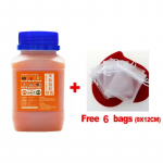 250g + 6 mai&scaron;eliai Daugkartinio naudojimo silikagelio vandeniui atsparių granulių drėgmės sugėriklis elektroninių gaminių desikantas drėgmės sugėriklis oro sausintuvas oranžinė