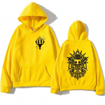 Žaidimas Hollow Knight Vyri&scaron;kas Džemperis Moteri&scaron;kas Unisex Laisvalaikio Mada Didelis Pavasaris Ruduo Puloveris Džemperis Cosplay Drabužiai O-kaklu Džemperis su gobtuvu M geltona