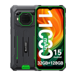 &bdquo;Blackview BV6200 Plus&ldquo; i&scaron;manusis telefonas 24 GB RAM 256 GB ROM &bdquo;Android 14&ldquo; tvirtas telefonas juoda