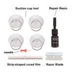 Priekinio stiklo remonto rinkiniai Automobilio langų remonto įrankiai Priekinio stiklo stiklo įbrėžimų įtrūkimų atkūrimas Langų ekrano poliravimas Automobilio stilius